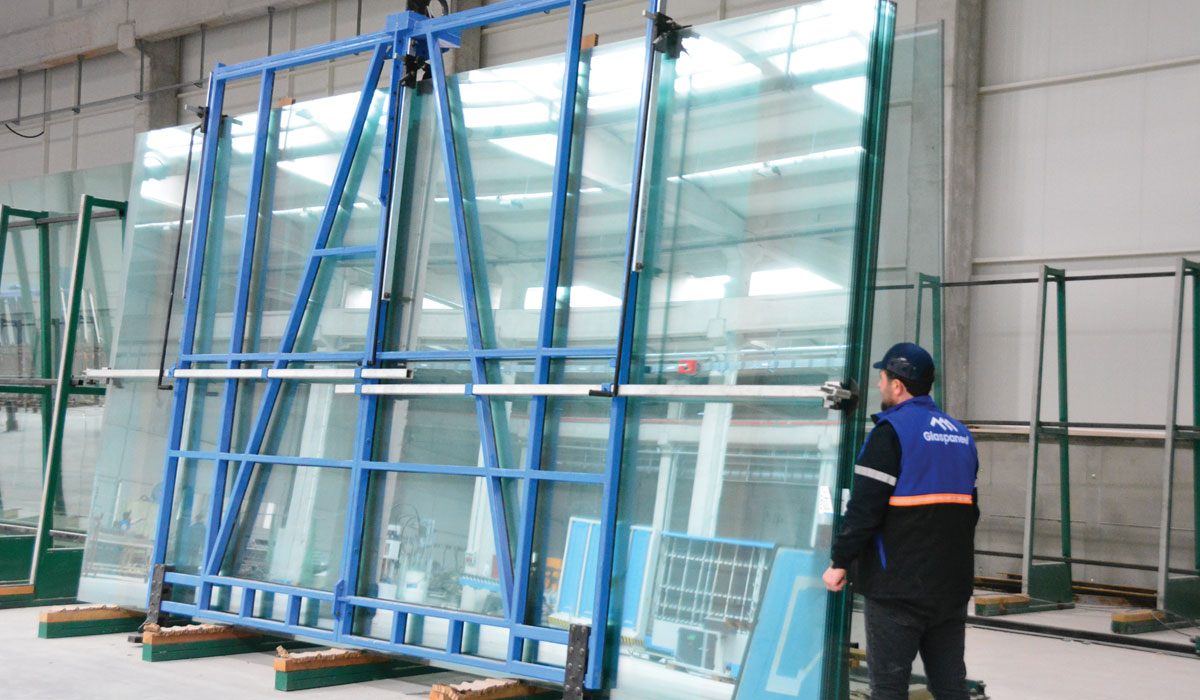 Jumbo Ebatı Cam Taşıma Aparatı
